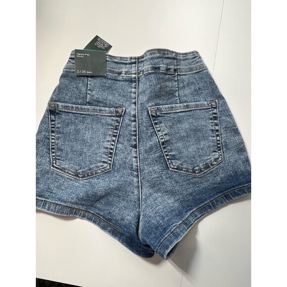 Juniors Jean Shorts Size 1 2 Wild Fable Stretchy Woman’s Xs Small - Picture 2 of 7